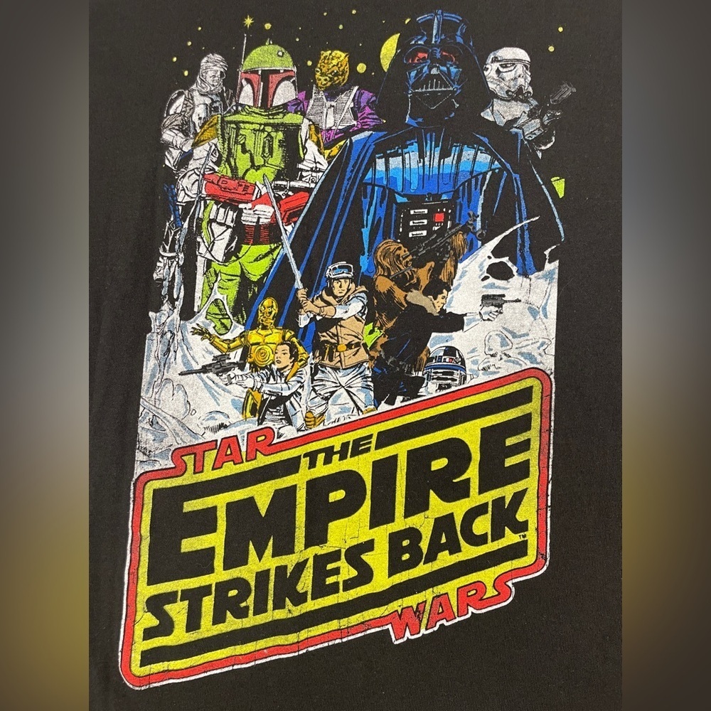 Star Wars Empire Strikes Back Darth Vader Luke Skywalker graphic t-shirt - XL - Picture 4 of 7